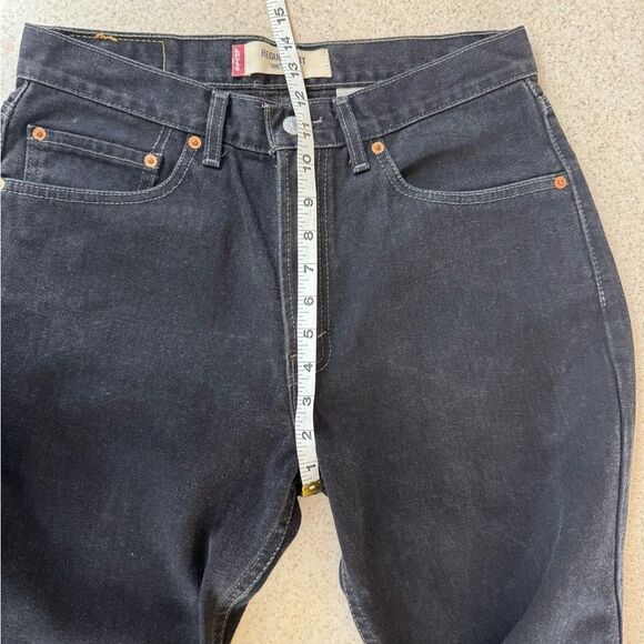 Vintage Levi’s 505 Regular Fit Jeans - Black Wash - 32x32 - Picture 8 of 8